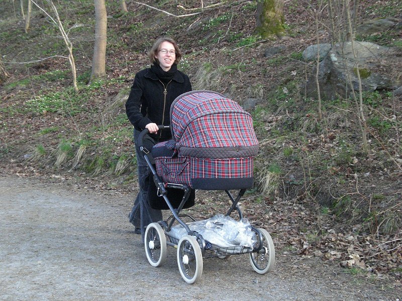 CIMG1114.JPG - Stolt mamma på barnvagnspromenad